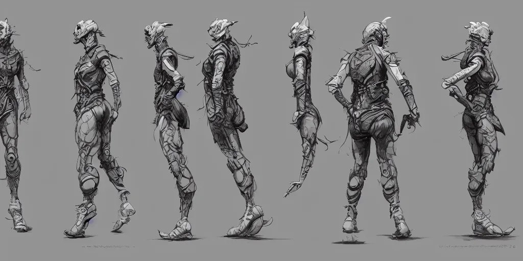 Prompt: happy running cycle, character sheet, fine details, concept design, contrast, kim jung gi, greg rutkowski, trending on artstation, 8 k, full body, turnaround, front view, back view, ultra wide angle