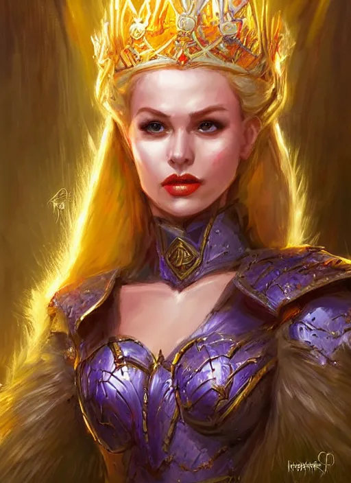 Image similar to queen, ultra detailed fantasy, dndbeyond, bright, colourful, realistic, dnd character portrait, full body, pathfinder, pinterest, art by ralph horsley, dnd, rpg, lotr game design fanart by concept art, behance hd, artstation, deviantart, hdr render in unreal engine 5