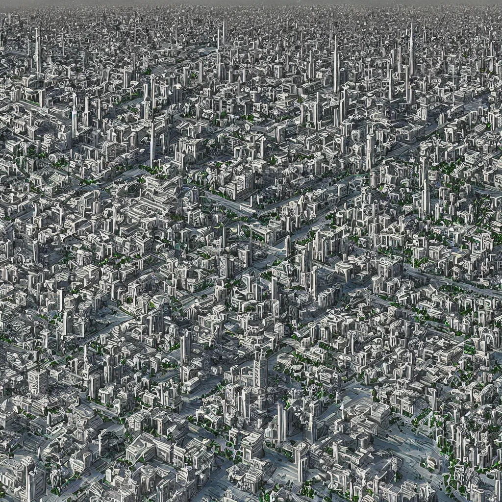 Prompt: a istanbul city in the future, highly detailed