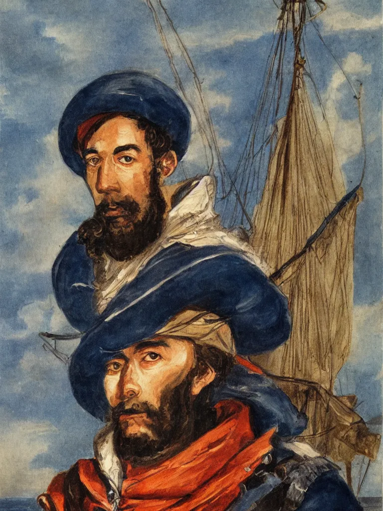 Image similar to Magellan , portrait by David friedric