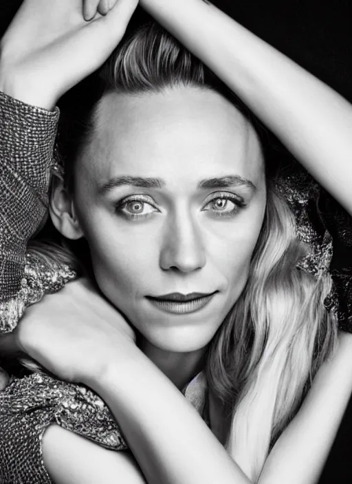 Image similar to portrait of beautiful female tom hiddleston by mario testino, headshot, detailed, award winning, sony a 7 r