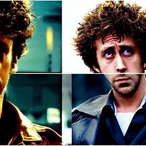 Image similar to Ryan Gosling as Spike Spiegel from Cowboy Bebop, live action, extremely detailed, photography