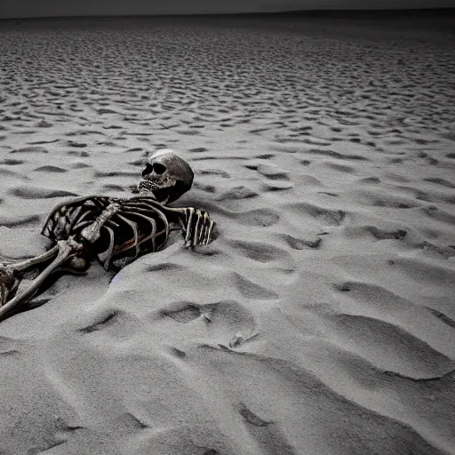 Bag O' Bones Beach Skeleton Lets You Create a Human Skeleton In The Sand