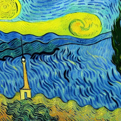 Image similar to 9 / 1 1 / 2 0 0 1 painted by vincent van gogh, 4 k, high resolution, illustration, painting