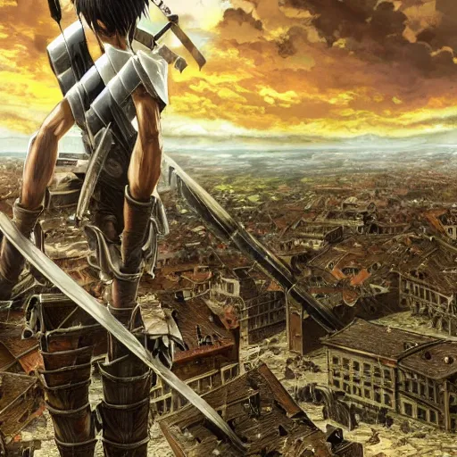 The Rumbling From Attack On Titan, Full Body Image, 