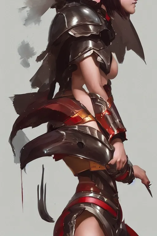 Prompt: Gorgeous armor chinese warrior girl by ilya kuvshinov, krenz cushart, Greg Rutkowski, trending on artstation