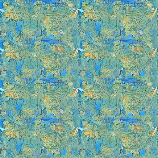 Image similar to exquisite fresh james jean abstract art, 8 k, super detailed, modern, 8 k, symmetrical with beautiful and high resolution elements developed into seamless patterns