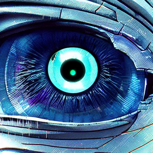 Image similar to the cybernetic eye, cyberpunk