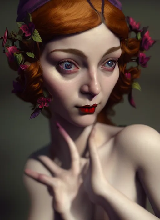 Image similar to cute fairy by tamara lempicka, ultra realistic, concept art, intricate details, highly detailed, photorealistic, octane render, 8 k, unreal engine,