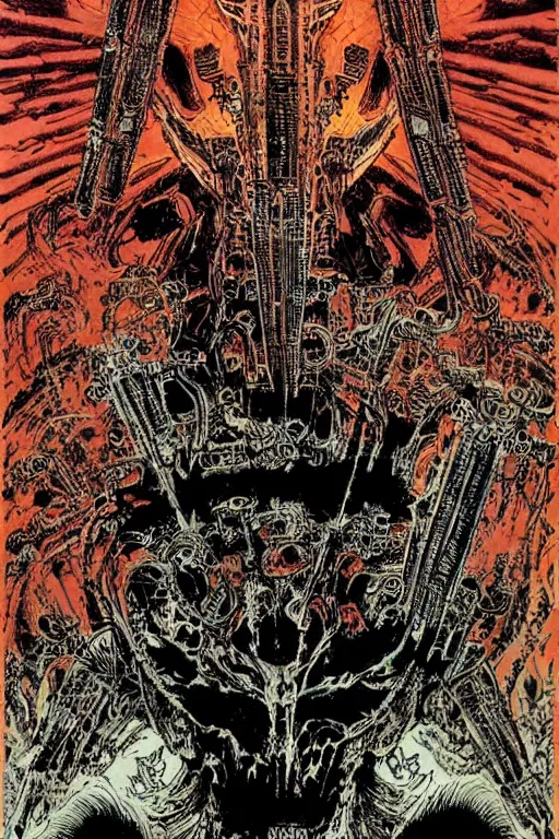 Image similar to hell by Philippe Druillet