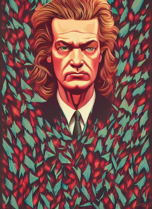 Prompt: Twin Peaks artwork by Alexey Kot