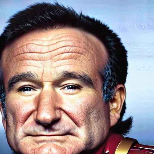 Image similar to robin williams is iron man. picture