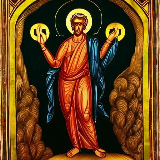 Image similar to Zeus, religious iconography