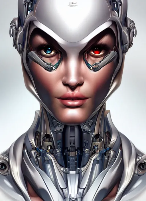 Prompt: portrait of a cyborg ((((((((phoenix)))))))) by Artgerm, biomechanical, hyper detailled, trending on artstation
