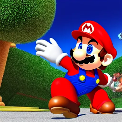 Image similar to Mario