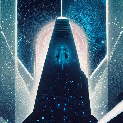 Prompt: empire strikes back movie poster, artwork by beeple, intricate, elegant, dramatic