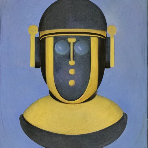 Image similar to a portrait of a robot by fra angelico