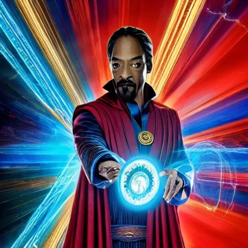 Prompt: snoop dogg as doctor strange, marvel cinematic universe, mcu, 8 k, unedited, photo