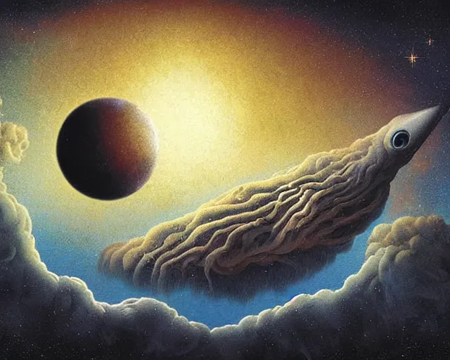 Prompt: universe life significance, a closeup simple vector pop surrealism, by ( leonardo da vinci ) and greg rutkowski and rafal olbinski ross tran airbrush time magazine