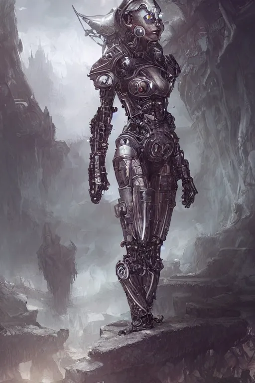 Image similar to Cybernetic Diaper Armor, fantasy, magic, digital illustration by WLOP and Seb McKinnon, ultra detailed