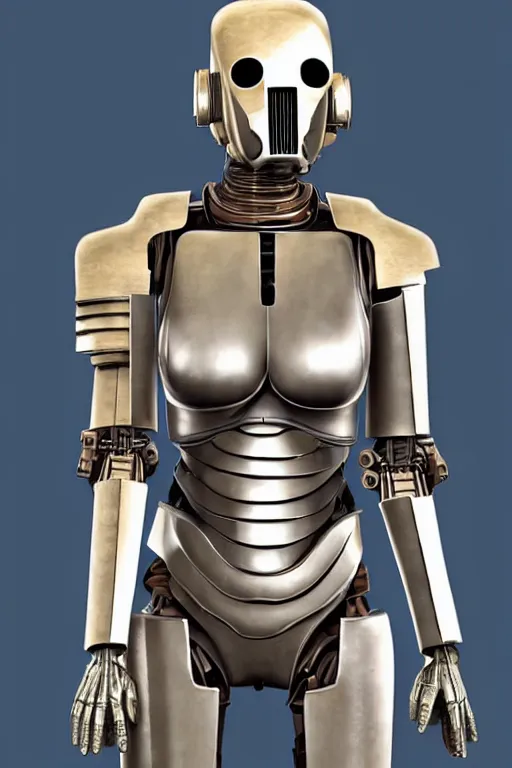 Image similar to gillian anderson as a warforged