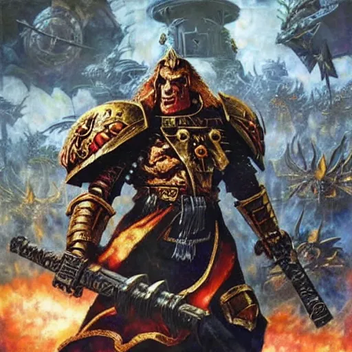 Image similar to jordan peterson as the god - emperor of mankind, 4 0 k, warhammer, 4 0 0 0 0 0, grimdark