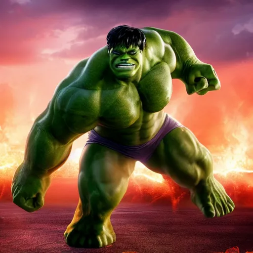 Prompt: katy perry as the hulk. 4k, high detail, high-resolution photograph, professional photography, ultra-detail