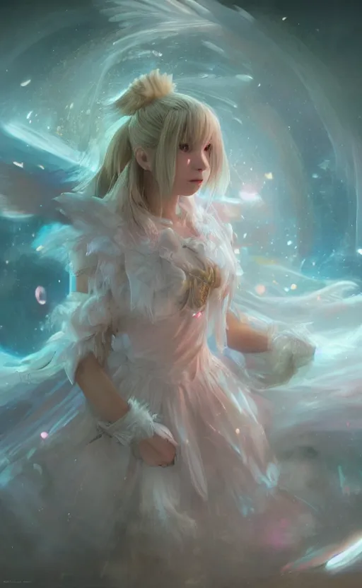 Image similar to a girl from final fantasy live action, cosplaying as jigglypuff, evocative, mystical night, very very very very detailed, award winning, masterpiece digital painting by greg rutkowski, alex grey, artstation, 4 k wallpaper