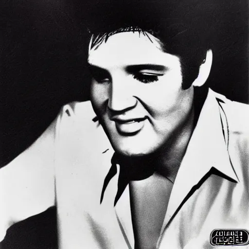 Prompt: bootleg Elvis Presley