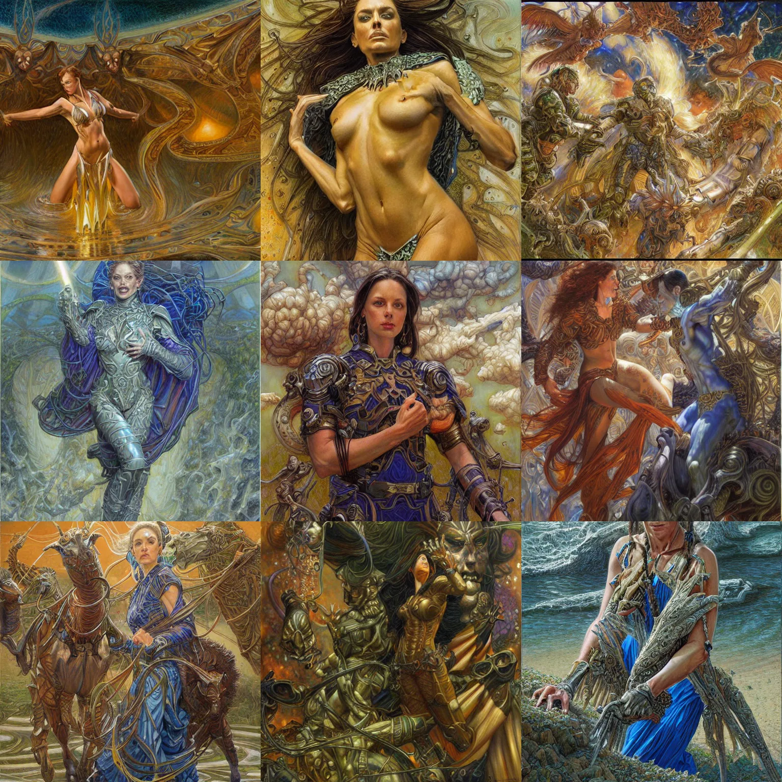 Prompt: artwork by donato giancola