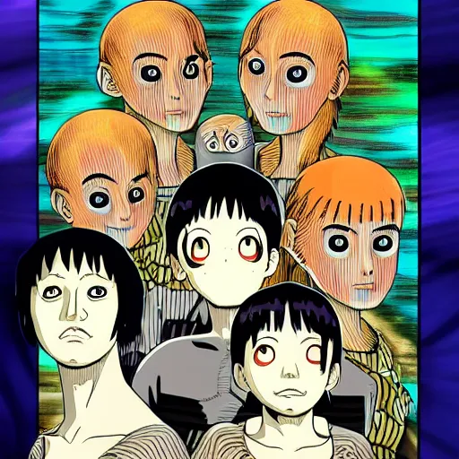 Prompt: junji ito ’ s uzumaki in the style of studio ghibli