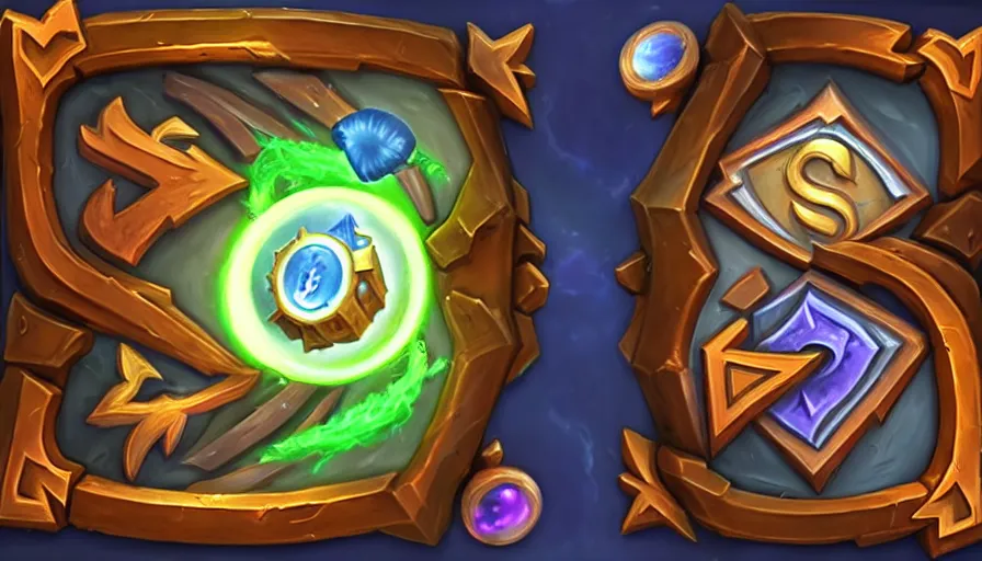 Image similar to the two complementary forces that make up all aspects and phenomena of life, from Hearthstone