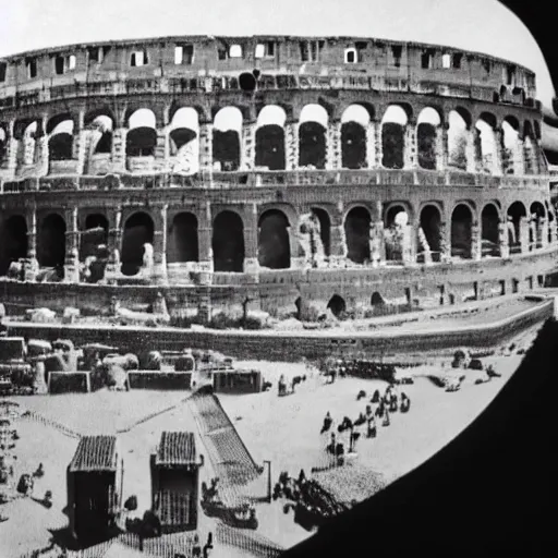 Prompt: CCTV footage of Ancient Rome