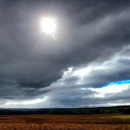 Image similar to circle of water in the sky