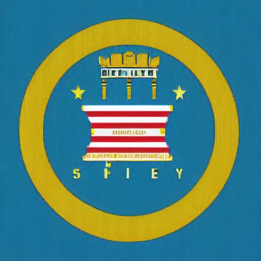 Image similar to the flag of a glitching society