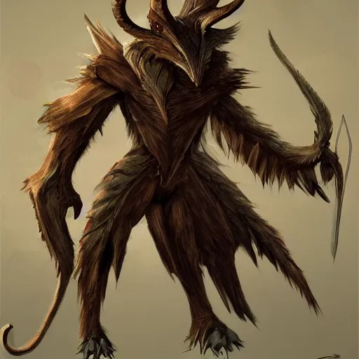 Image similar to fantasy creature concept art