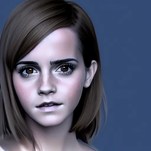 Image similar to 3 d photo of emma watson cosplaying as an anime catgirl, bokeh, shader, anime art style, highly detailed, cel - shaded, colorful, animated, trending