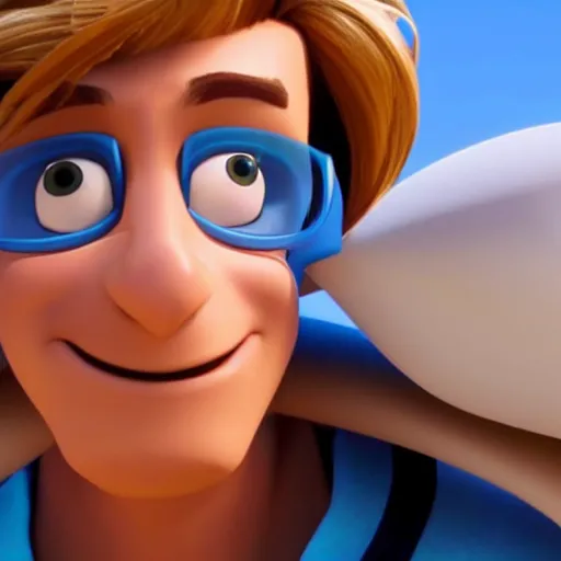 Prompt: still of xqc in a disney pixar movie, 3 d render, octane render