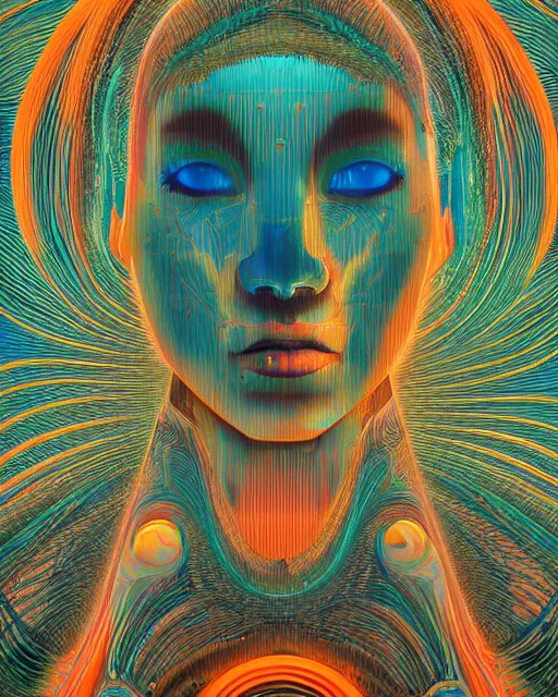 Image similar to acid trip. intricate abstract. intricate artwork. by tooth wu, wlop, beeple, dan mumford. mulholland drive by david lynch, dune by david lynch, octane render, trending on artstation, greg rutkowski very coherent symmetrical artwork. cinematic, hyper realism, high detail, octane render, 8 k, iridescent accents