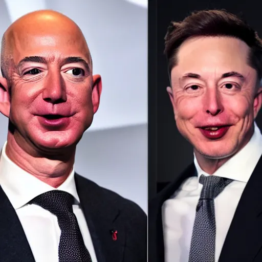 Jeff Bezos with Elon musk's hair | Stable Diffusion | OpenArt