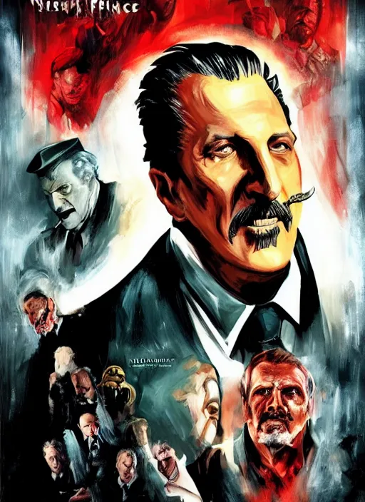 Prompt: a key visual of vincent price in the marvel cinematic universe, official poster artwork, movie poster, highly detailed
