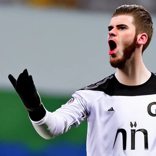 Prompt: david de gea singing opera