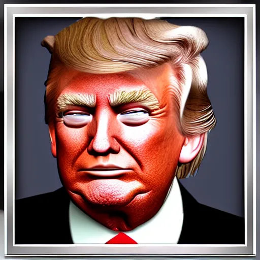 Image similar to seamless donald trump face texture