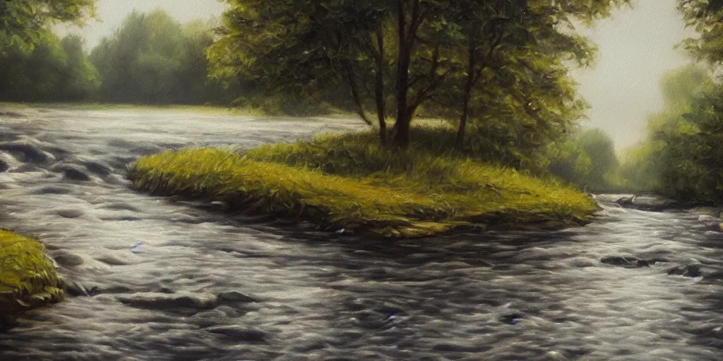 Image similar to a river, lighting, detailed oil painting, hyperrealistic, 8k