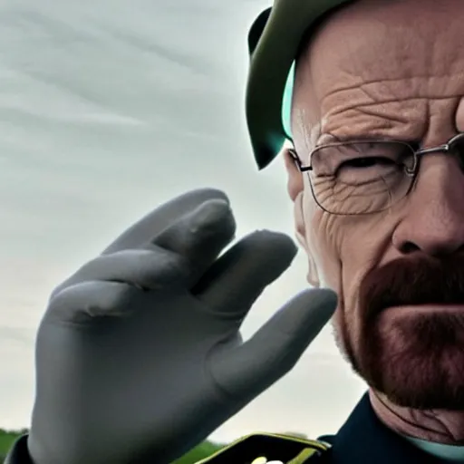 Image similar to walter white is a police officer