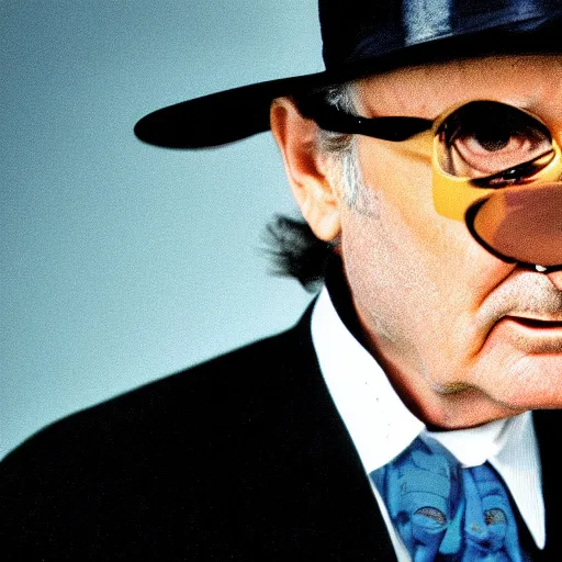 Image similar to closeup of bill murray as a blues brother