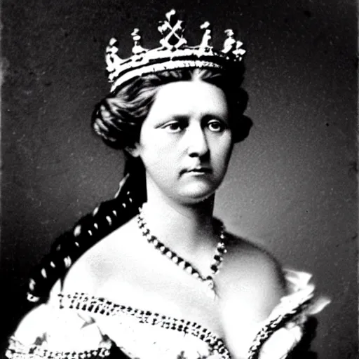 Image similar to photo of a 3 1 year old german queen, circa 1 8 6 5