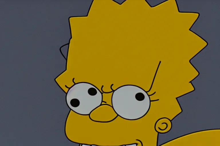 Prompt: detailed 8 k close up photo of bart simpson