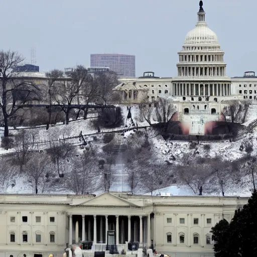 Image similar to Photo of the United States Capitol on January 6 under siege by multiple Walter Whites, reuters