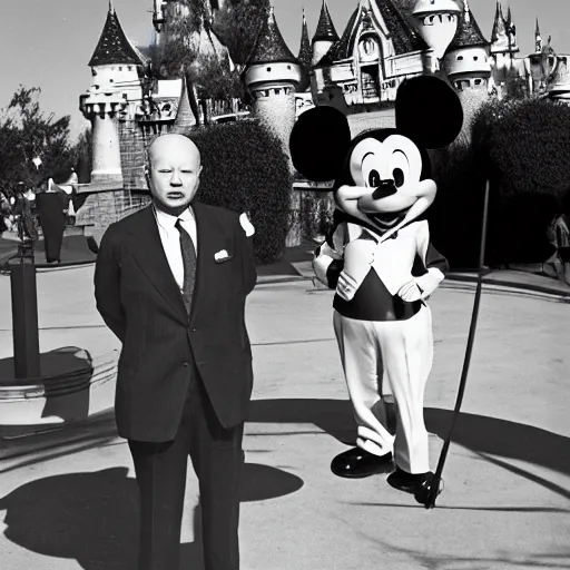 Image similar to Khrushchev at Disneyland